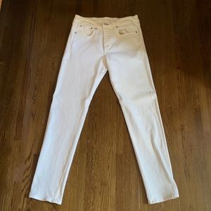 Rag & Bone Men’s Fit 2 White Jeans Sz 31